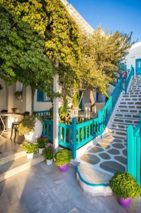Pension Marias Sea View Mykonos Town ภายนอก รูปภาพ