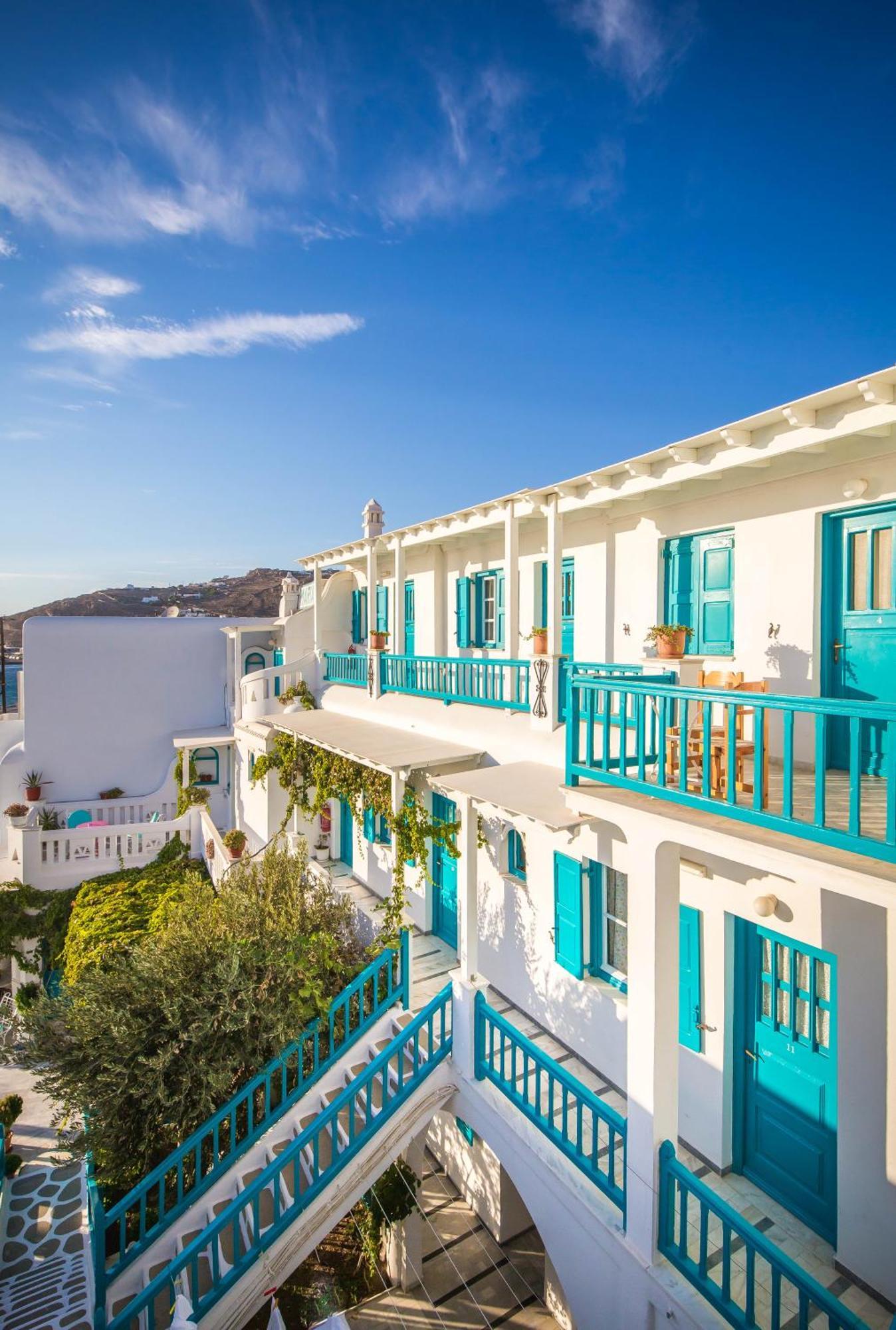 Pension Marias Sea View Mykonos Town ภายนอก รูปภาพ