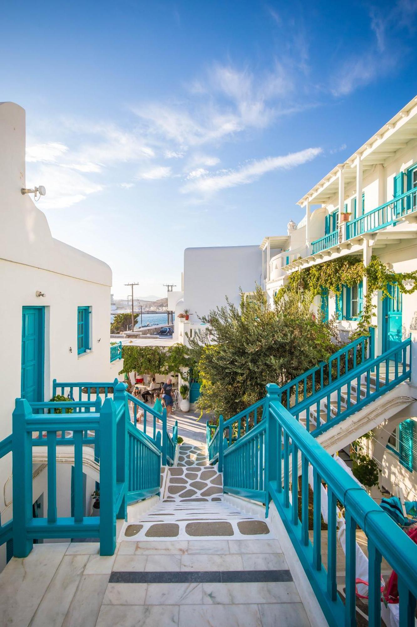 Pension Marias Sea View Mykonos Town ภายนอก รูปภาพ